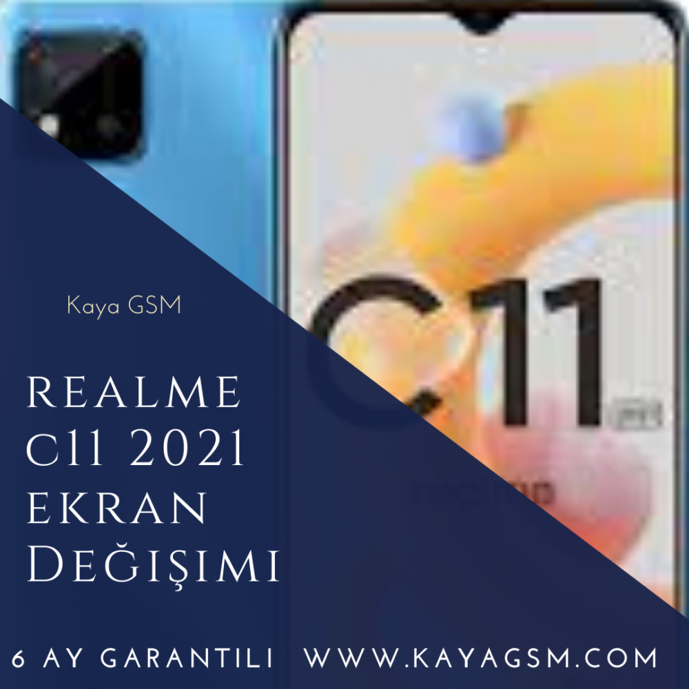Realme C11 2021 Ekran Değişimi
