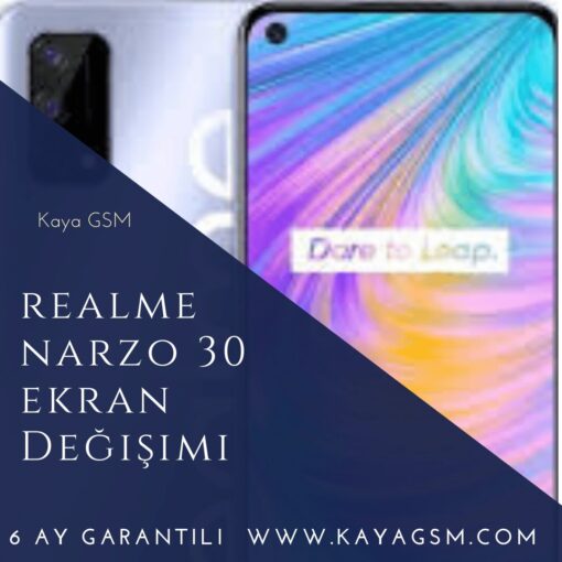 Realme Narzo 30 Ekran Değişimi