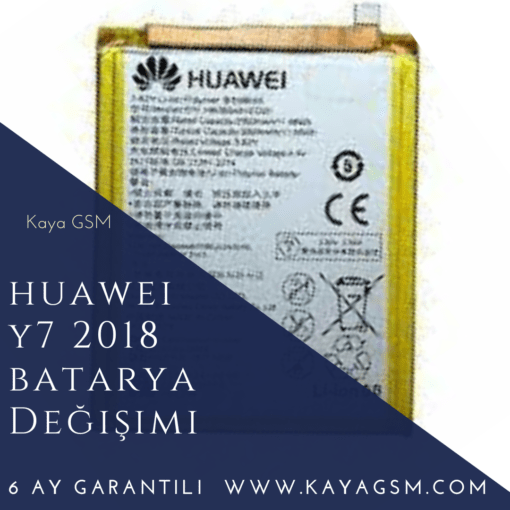 Huawei Y7 2018 Batarya Değişimi