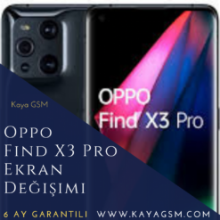 Oppo Find X3 Pro Ekran Değişimi