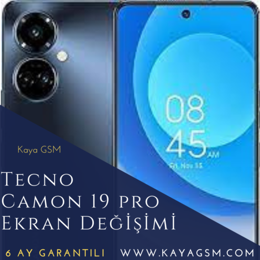 Tecno Camon 19 Pro Ekran Değişimi
