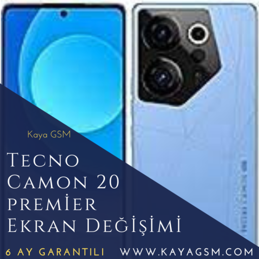 Tecno Camon 20 Premier Ekran Değişimi