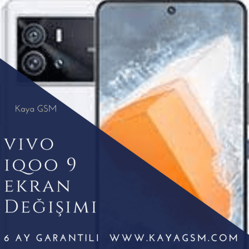 Vivo İqoo 9 Ekran Değişimi