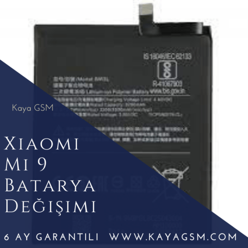 Xiaomi Mi 9 Batarya Değişimi