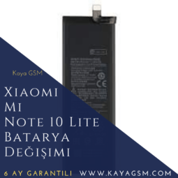 Xiaomi Mi Note 10 Lite Batarya Değişimi