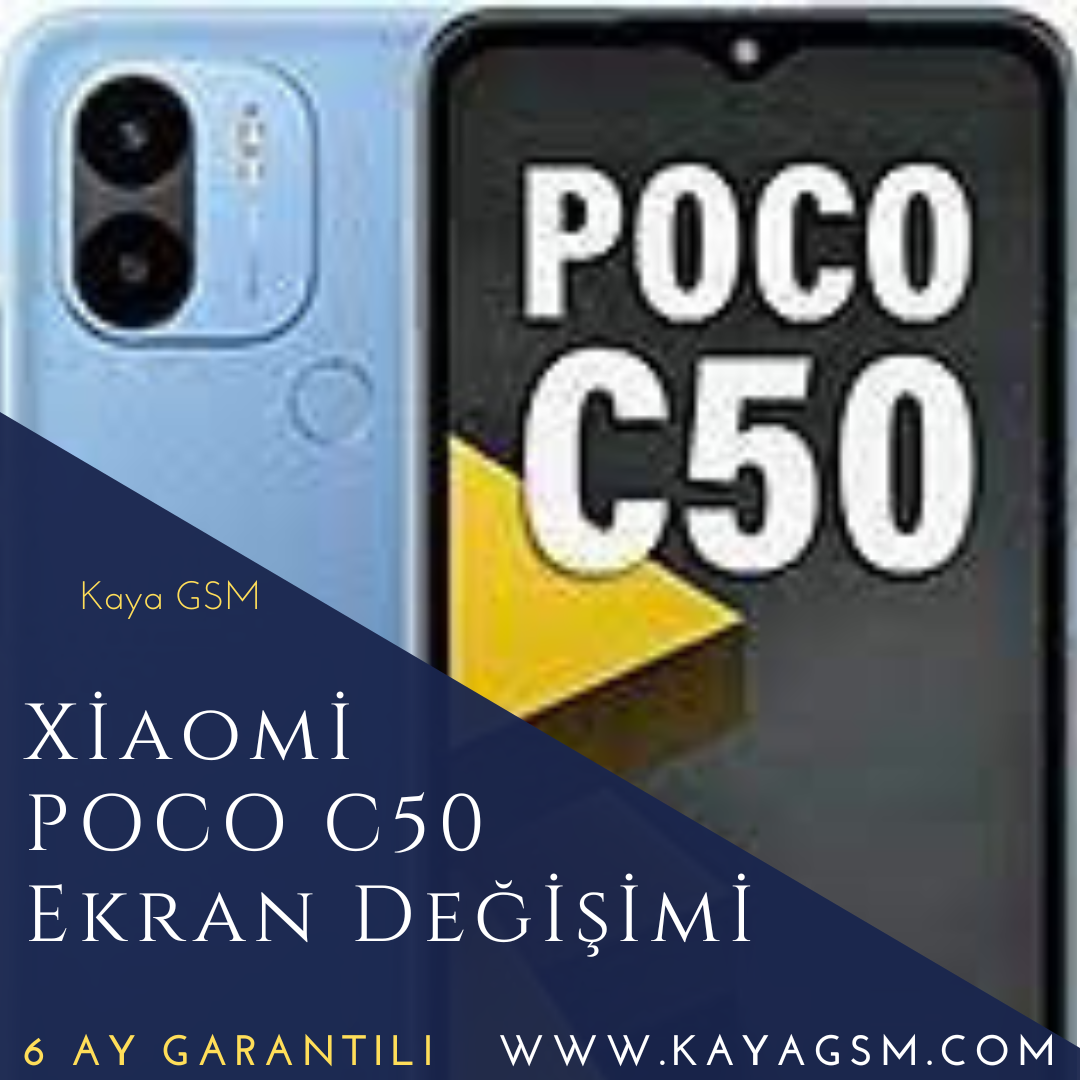 Xiaomi POCO C50 Ekran Değişimi