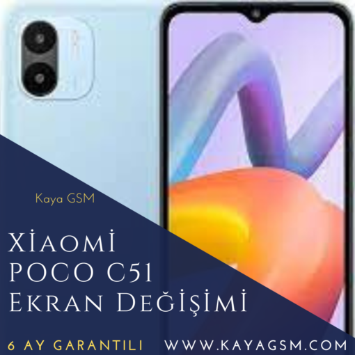 Xiaomi Poco C51 Ekran Değişimi