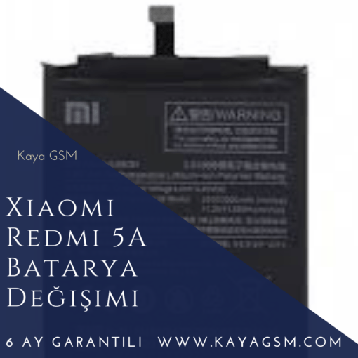 Xiaomi Redmi 5A Batarya Değişimi