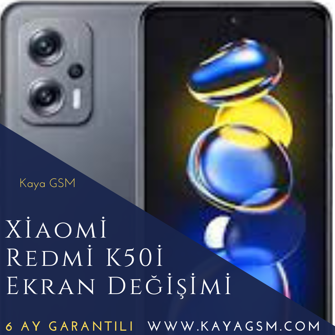 Xiaomi Redmi K50i Ekran Değişimi
