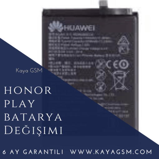 Honor Play Batarya Değişimi