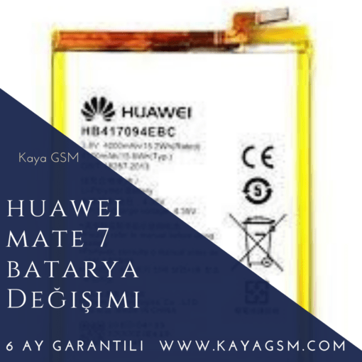 Huawei Mate 7 Batarya Değişimi