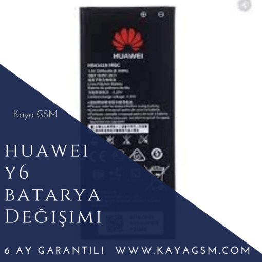 Huawei Y6 Batarya Değişimi