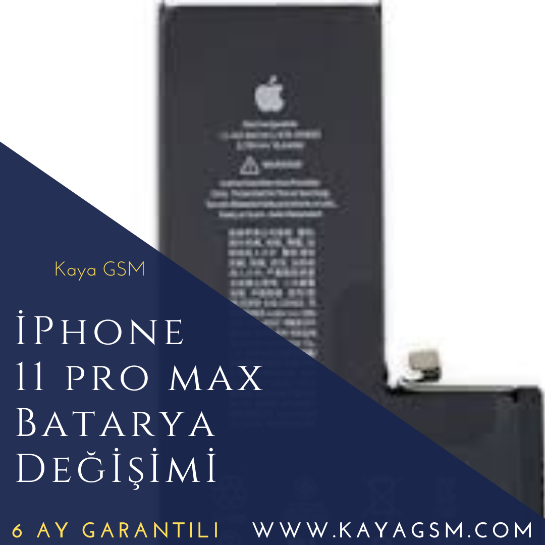 iPhone 11 Pro Max Batarya Değişimi
