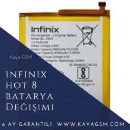 İnfinix Hot 8 Batarya Değişimi