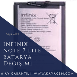 İnfinix Note 7 Lite Batarya Değişimi
