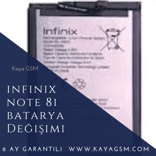 İnfinix Note 8I Batarya Değişimi