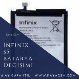 İnfinix S5 Batarya Değişimi