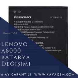 Lenovo A6000 Batarya Değişimi