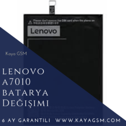 Lenovo A7010 Batarya Değişimi