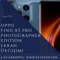 Oppo Find X3 Pro Photographer Edition Ekran Değişimi