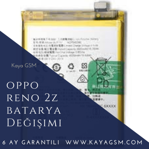 Oppo Reno 2Z Batarya Değişimi