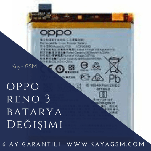 Oppo Reno 3 Batarya Değişimi