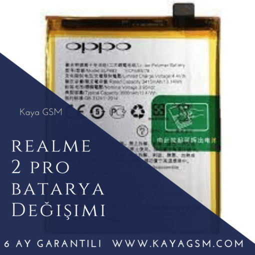 Realme 2 Pro Batarya Değişimi