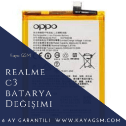 Realme C3 Batarya Değişimi