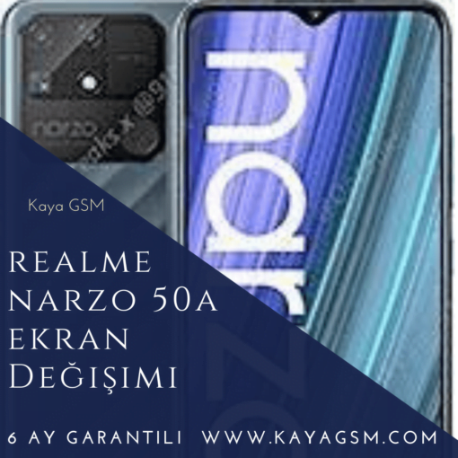 Realme Narzo 50A Ekran Değişimi