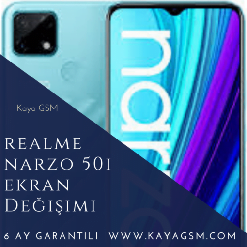 Realme Narzo 50İ Ekran Değişimi