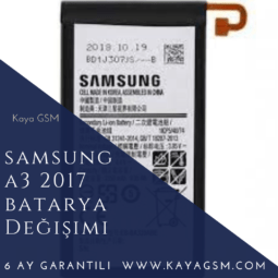 Samsung A3 2017 Batarya Değişimi Fiyatı