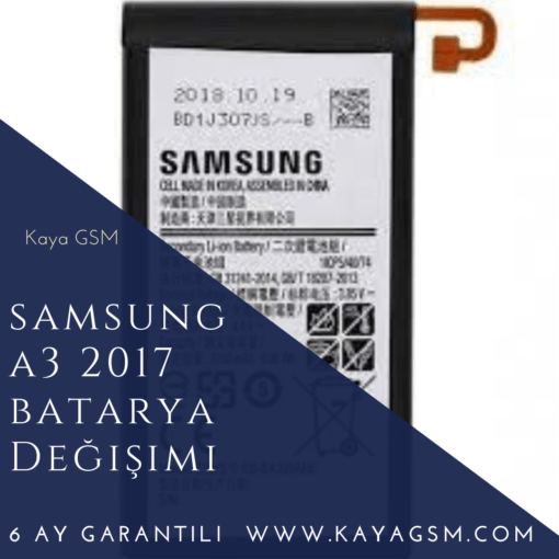 Samsung A3 2017 Batarya Değişimi