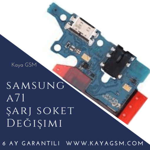 Samsung A71 Şarj Soket Değişimi