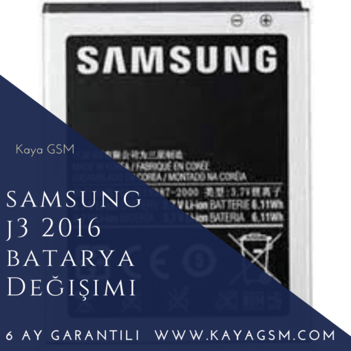 Samsung J3 2016 Batarya Değişimi