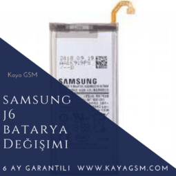 Samsung J6 Batarya Değişimi