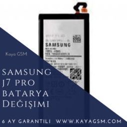 Samsung J7 Pro Batarya Değişimi