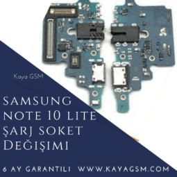 Samsung Note 10 Lite Şarj Soket Değişimi