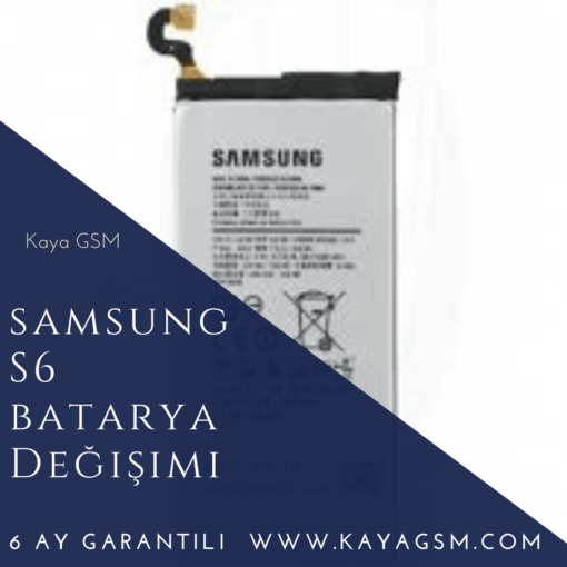Samsung S6 Batarya Değişimi