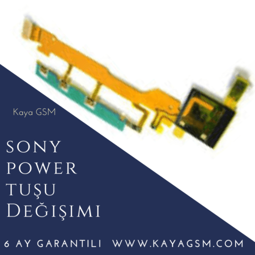 Sony Power Tuşu Değişimi
