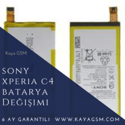 Sony Xperia C4 Batarya Değişimi