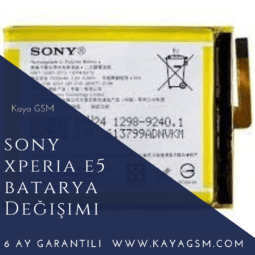 Sony Xperia E5 Batarya Değişimi