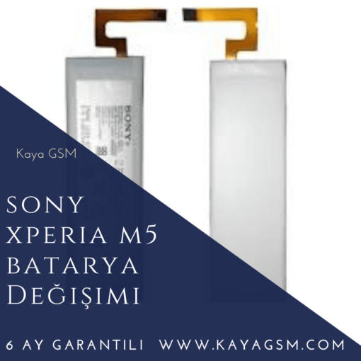 Sony Xperia M5 Batarya Değişimi