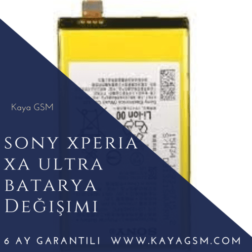 Sony Xperia Xa Ultra Batarya Değişimi