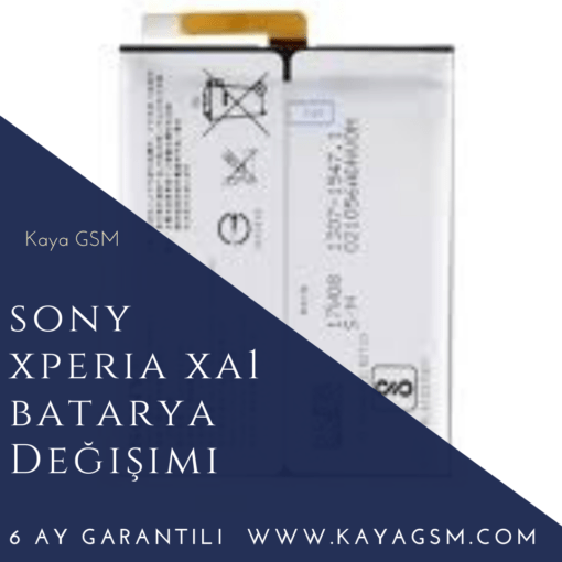 Sony Xperia Xa1 Batarya Değişimi