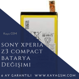 Sony Xperia Z3 Compact Batarya Değişimi