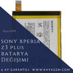 Sony Xperia Z3 Plus Batarya Değişimi