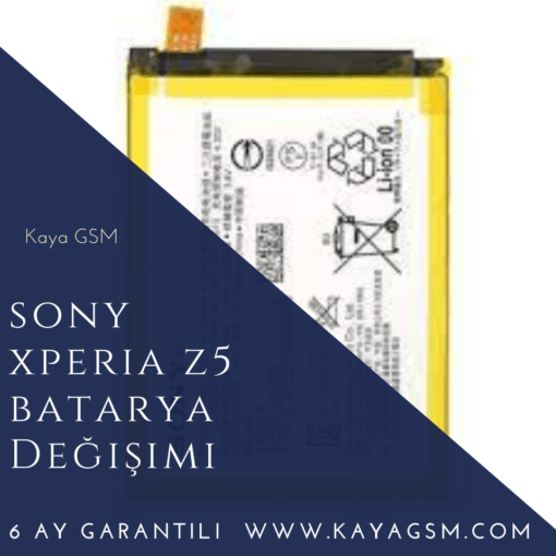 Sony Xperia Z5 Batarya Değişimi