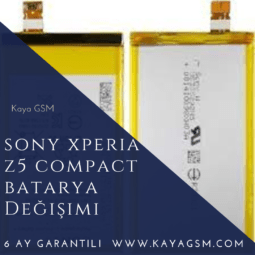 Sony Xperia Z5 Compact Batarya Değişimi