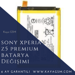 Sony Xperia Z5 Premium Batarya Değişimi